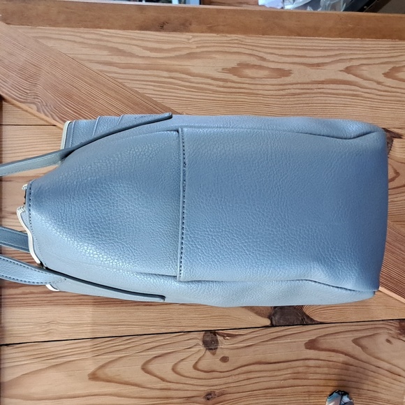 Hand Crafted Painted Elephant Faux Leather Purse Bag Tote Upcycle - Picture 7 of 16